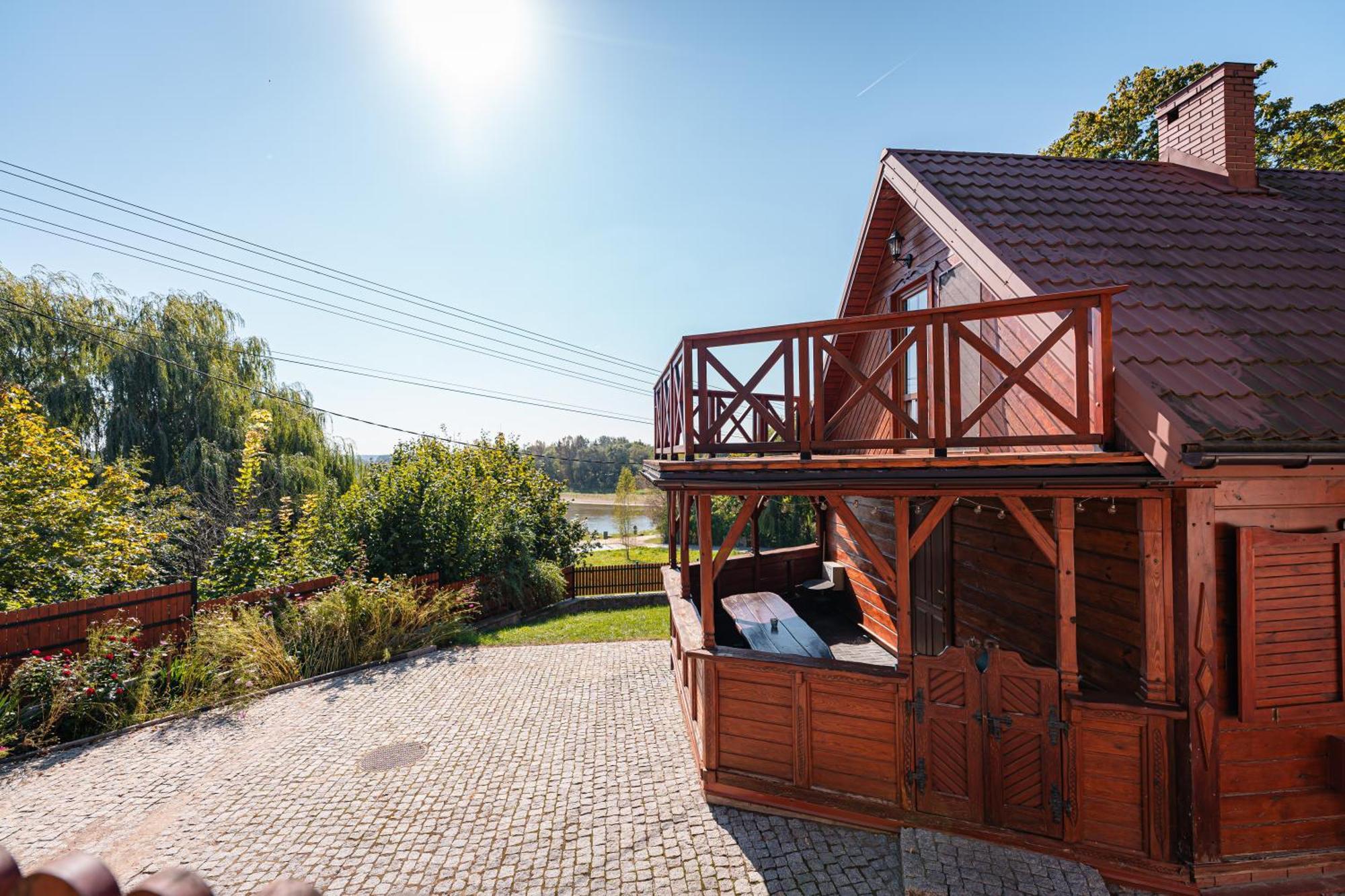 Bug Na Skarpie - Domek Wypoczynkowy Z Jacuzzi I Kominkiem Drohiczyn Exterior foto
