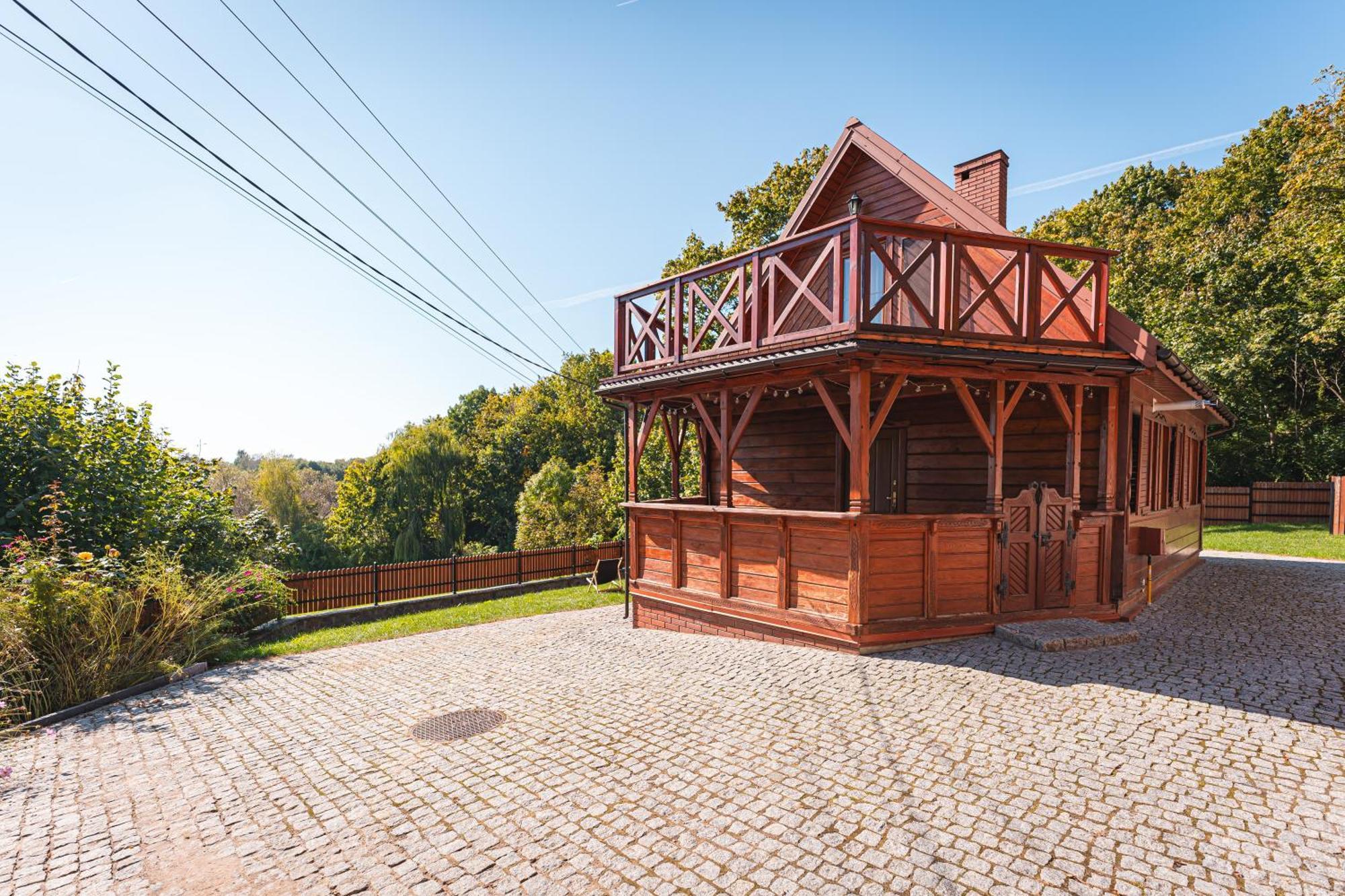 Bug Na Skarpie - Domek Wypoczynkowy Z Jacuzzi I Kominkiem Drohiczyn Exterior foto